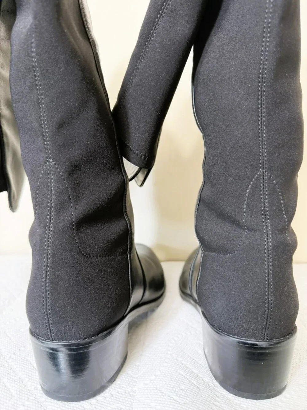 Stewart Weitzman 50/50 Over-the-Knee Boot Black Sz 6.5